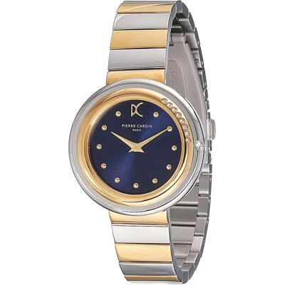 Pierre Cardin Orologio Da Donna Cf.1010.mu 32mm 3atm Quartz Analogical Multicolor / Blue / Mineral One Size Pierre Cardin Orologio Da Donna Cf.1010.mu 32mm 3atm Quartz Analogical Multicolor / Blue / Mineral One Size