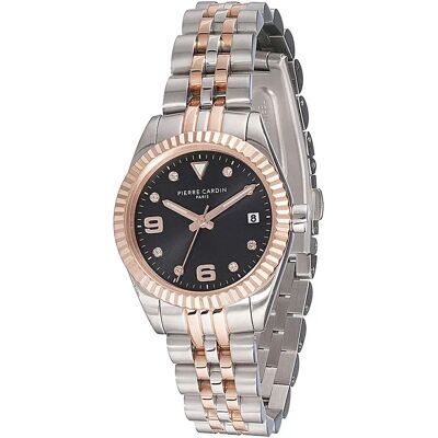 Pierre Cardin Orologio Da Donna Cf.1012.mu.1 28mm 3atm Quartz Analogical Grey / Black / Mineral One Size Pierre Cardin Orologio Da Donna Cf.1012.mu.1 28mm 3atm Quartz Analogical Grey / Black / Mineral One Size