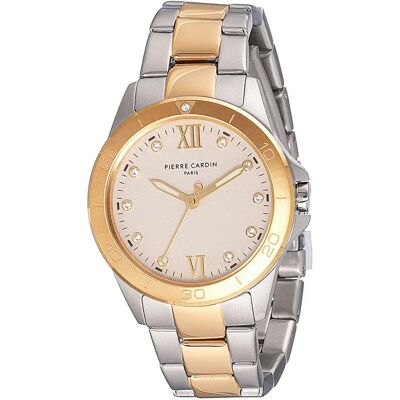 Pierre Cardin Orologio Da Donna Cf.1009.mu 3mm 3atm Quartz Analogical Golden / White / Mineral One Size Pierre Cardin Orologio Da Donna Cf.1009.mu 3mm 3atm Quartz Analogical Golden / White / Mineral One Size