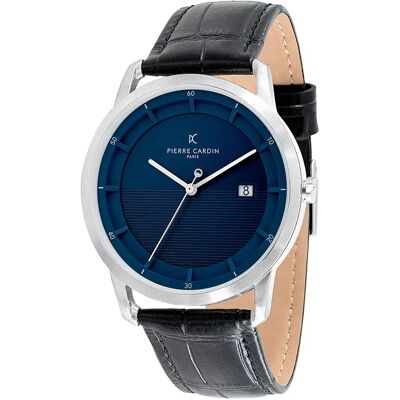 Pierre Cardin Orologio Clc.600 3mm 3atm Quartz Analogical Black / Blue / Mineral One Size Pierre Cardin Orologio Clc.600 3mm 3atm Quartz Analogical Black / Blue / Mineral One Size