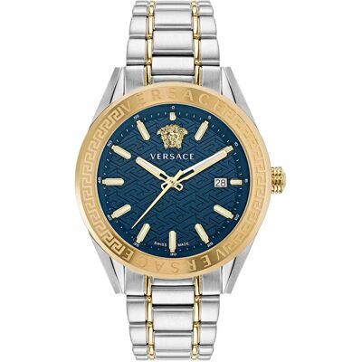 Versace Orologio Ve6a00523 2mm 5atm Quartz Analogical Grey / Blue / Sapphire One Size Versace Orologio Ve6a00523 2mm 5atm Quartz Analogical Grey / Blue / Sapphire One Size