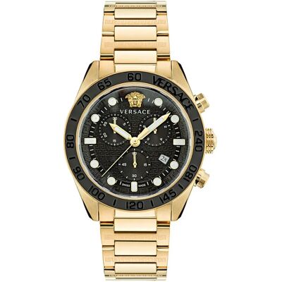 Versace Orologio Ve6k00523 3mm 10atm Quartz Analogical Golden / Black / Sapphire One Size Versace Orologio Ve6k00523 3mm 10atm Quartz Analogical Golden / Black / Sapphire One Size