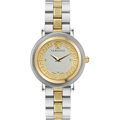 Versace Orologio Da Donna Ve7f0023 35mm 5atm Quartz Analogical Grey / Grey / Sapphire One Size Versace Orologio Da Donna Ve7f0023 35mm 5atm Quartz Analogical Grey / Grey / Sapphire One Size