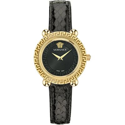 Versace Orologio Da Donna Ve6i00323 35mm 5atm Quartz Analogical Black / Black / Sapphire One Size Versace Orologio Da Donna Ve6i00323 35mm 5atm Quartz Analogical Black / Black / Sapphire One Size