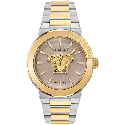 Versace Orologio Ve7e0023 3mm 5atm Quartz Analogical Golden / Beige / Sapphire One Size Versace Orologio Ve7e0023 3mm 5atm Quartz Analogical Golden / Beige / Sapphire One Size