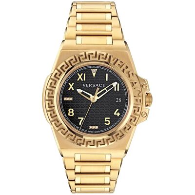 Versace Orologio Da Donna Ve3i00723 mm 5atm Quartz Analogical Golden / Black / Sapphire One Size Versace Orologio Da Donna Ve3i00723 mm 5atm Quartz Analogical Golden / Black / Sapphire One Size