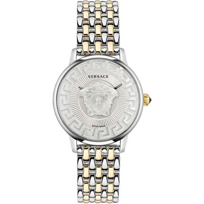 Versace Orologio Ve6f0023 38mm 5atm Quartz Analogical Grey / Grey / Sapphire One Size Versace Orologio Ve6f0023 38mm 5atm Quartz Analogical Grey / Grey / Sapphire One Size