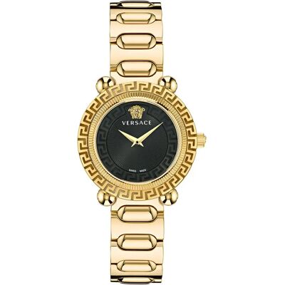Versace Orologio Da Donna Ve6i00523 35mm 5atm Quartz Analogical Golden / Black / Sapphire One Size Versace Orologio Da Donna Ve6i00523 35mm 5atm Quartz Analogical Golden / Black / Sapphire One Size