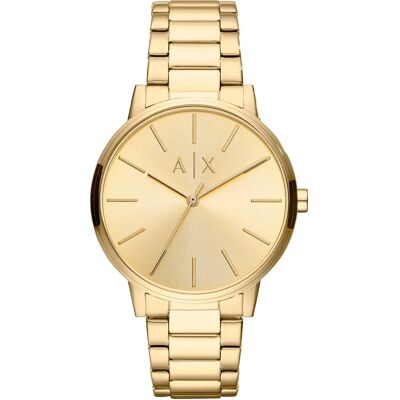 Armani Exchange Orologio Ax2707 2mm 5atm Quartz Analogical Gold / Gold / Mineral One Size Armani Exchange Orologio Ax2707 2mm 5atm Quartz Analogical Gold / Gold / Mineral One Size