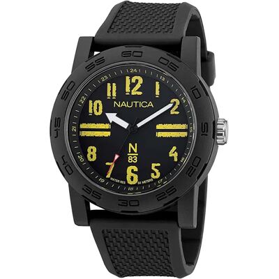 Nautica Orologio Napats303 2.5mm 5atm Quartz Analogical Black / Black / Mineral One Size Nautica Orologio Napats303 2.5mm 5atm Quartz Analogical Black / Black / Mineral One Size