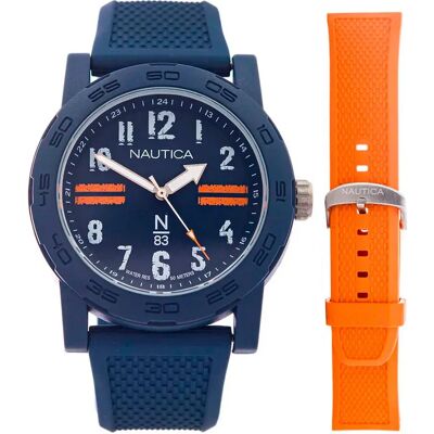 Nautica Orologio Napats306 2.5mm 5atm Quartz Analogical Blue / Blue / Mineral One Size Nautica Orologio Napats306 2.5mm 5atm Quartz Analogical Blue / Blue / Mineral One Size