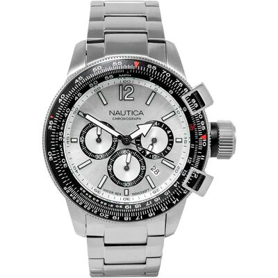 Nautica Orologio Napbfcf0 6mm 10atm Quartz Analogical Grey / Grey / Mineral One Size Nautica Orologio Napbfcf0 6mm 10atm Quartz Analogical Grey / Grey / Mineral One Size