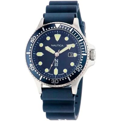 Nautica Orologio Napcbs30 3mm 5atm Solar Analogical Blue / Blue / Mineral One Size Nautica Orologio Napcbs30 3mm 5atm Solar Analogical Blue / Blue / Mineral One Size