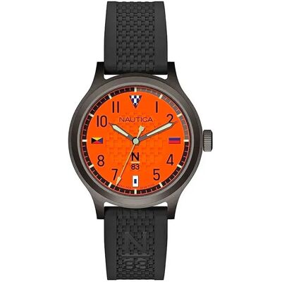 Nautica Orologio Napcfs915 3mm 5atm Quartz Analogical Black / Orange / Mineral One Size Nautica Orologio Napcfs915 3mm 5atm Quartz Analogical Black / Orange / Mineral One Size
