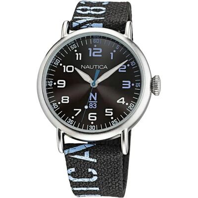 Nautica Orologio Naplsf015 0mm 5atm Quartz Analogical Black / Black / Mineral One Size Nautica Orologio Naplsf015 0mm 5atm Quartz Analogical Black / Black / Mineral One Size