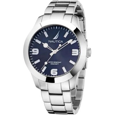 Nautica Orologio Nappbf201 2mm 10atm Quartz Analogical Grey / Blue / Mineral One Size Nautica Orologio Nappbf201 2mm 10atm Quartz Analogical Grey / Blue / Mineral One Size