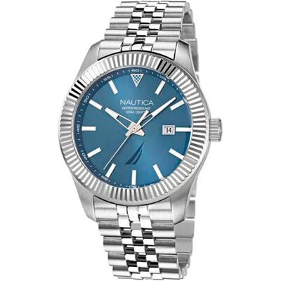Nautica Orologio Nappbs28 3mm 10atm Quartz Analogical Grey / Blue / Mineral One Size Nautica Orologio Nappbs28 3mm 10atm Quartz Analogical Grey / Blue / Mineral One Size