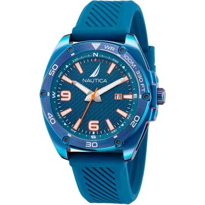 Nautica Orologio Naptcf201 mm 10atm Quartz Analogical Blue / Blue / Mineral One Size Nautica Orologio Naptcf201 mm 10atm Quartz Analogical Blue / Blue / Mineral One Size