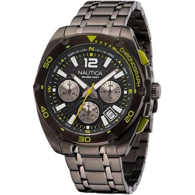 Nautica Orologio Naptcf210 mm 10atm Quartz Analogical Grey / Black / Mineral One Size Nautica Orologio Naptcf210 mm 10atm Quartz Analogical Grey / Black / Mineral One Size