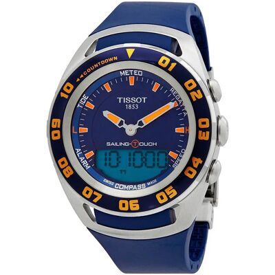 Tissot Orologio T0562027010 5mm 10atm Quartz Analogue/digital Blue / Blue / Sapphire One Size Tissot Orologio T0562027010 5mm 10atm Quartz Analogue/digital Blue / Blue / Sapphire One Size