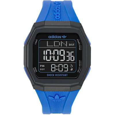 Adidas Orologio Tech One Gmt 8mm 10atm Quartz/analogical Blue / Black / Acrylic One Size Adidas Orologio Tech One Gmt 8mm 10atm Quartz/analogical Blue / Black / Acrylic One Size