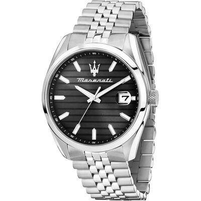Maserati Orologio Attrazione R8853151026 3mm 5atm Quartz/analogical Silver / Black / Mineral One Size Maserati Orologio Attrazione R8853151026 3mm 5atm Quartz/analogical Silver / Black / Mineral One Size