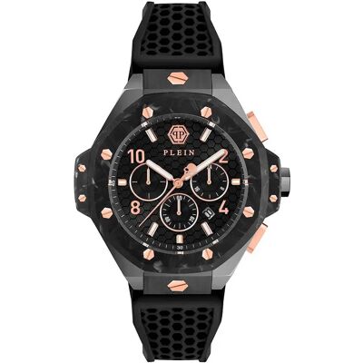 Philipp Plein Orologio Plein Chrono Royal .50mm 5atm Quartz/analogical Black / Black / Mineral One Size Philipp Plein Orologio Plein Chrono Royal .50mm 5atm Quartz/analogical Black / Black / Mineral One Size