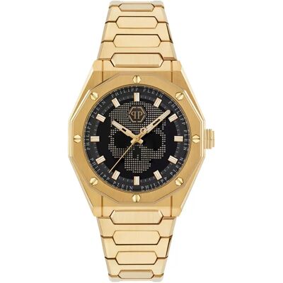 Philipp Plein Orologio Plein Deluxe mm 5atm Quartz/analogical Gold / Black / Mineral One Size Philipp Plein Orologio Plein Deluxe mm 5atm Quartz/analogical Gold / Black / Mineral One Size