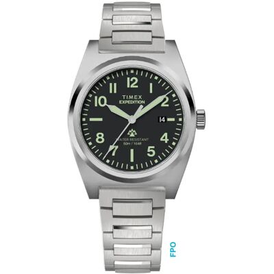 Timex Orologio Expedition North 39mm 5atm Quartz/analogical Silver / Green / Mineral One Size Timex Orologio Expedition North 39mm 5atm Quartz/analogical Silver / Green / Mineral One Size