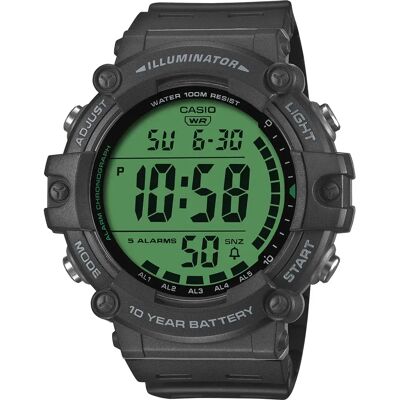Casio Orologio Ae-1500 51.2mm 10atm Quartz Digital Black / Grey / Gren / Black / Resin One Size Casio Orologio Ae-1500 51.2mm 10atm Quartz Digital Black / Grey / Gren / Black / Resin One Size