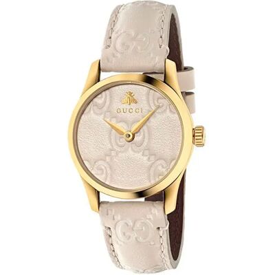Gucci Orologio Da Donna Ya126580a 27mm 5atm Quartz Analogical Beige / Beige / Sapphire One Size Gucci Orologio Da Donna Ya126580a 27mm 5atm Quartz Analogical Beige / Beige / Sapphire One Size