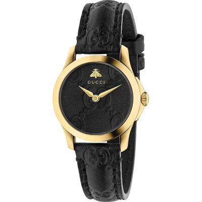 Gucci Orologio Da Donna Ya126581a 27mm 5atm Quartz Analogical Black / Black / Sapphire One Size Gucci Orologio Da Donna Ya126581a 27mm 5atm Quartz Analogical Black / Black / Sapphire One Size
