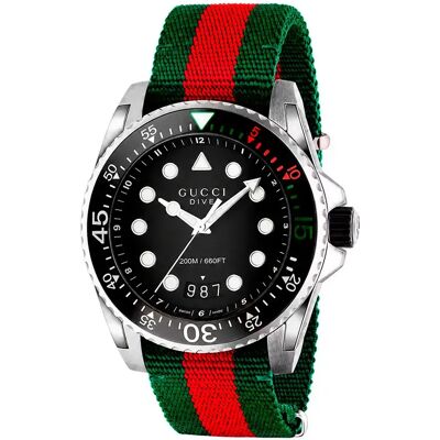 Gucci Orologio Ya136209a 5mm 20atm Quartz Analogical Multicolor / Black / Sapphire One Size Gucci Orologio Ya136209a 5mm 20atm Quartz Analogical Multicolor / Black / Sapphire One Size