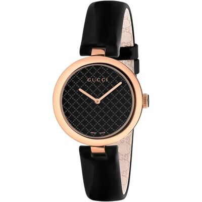 Gucci Orologio Da Donna Ya1101 32mm 5atm Quartz Analogical Black / Black / Sapphire One Size Gucci Orologio Da Donna Ya1101 32mm 5atm Quartz Analogical Black / Black / Sapphire One Size