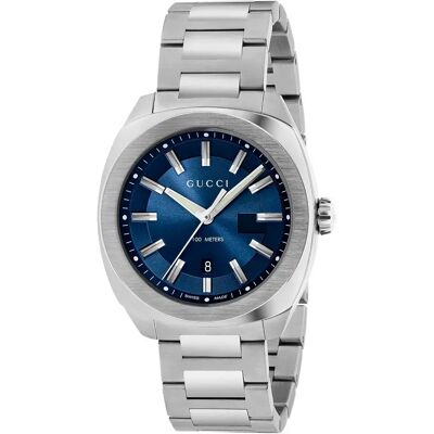 Gucci Orologio Ya12303 1mm 10atm Quartz Analogical Grey / Blue / Sapphire One Size Gucci Orologio Ya12303 1mm 10atm Quartz Analogical Grey / Blue / Sapphire One Size