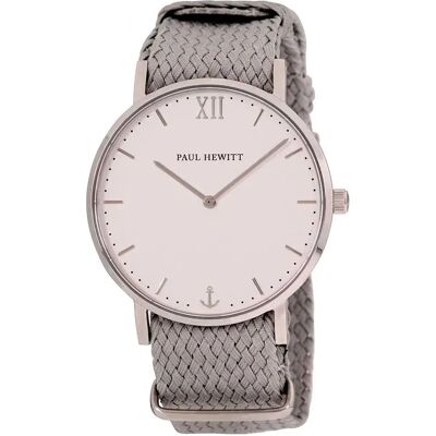 Paul Hewitt Orologio Ph-sa-sstw18m 36mm 5atm Quartz Analogical Grey / White / Sapphire One Size Paul Hewitt Orologio Ph-sa-sstw18m 36mm 5atm Quartz Analogical Grey / White / Sapphire One Size