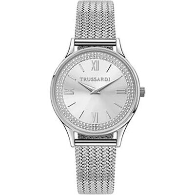 Trussardi Orologio Da Donna R253152509 3mm 5atm Quartz Analogical Grey / Grey / Mineral One Size Trussardi Orologio Da Donna R253152509 3mm 5atm Quartz Analogical Grey / Grey / Mineral One Size