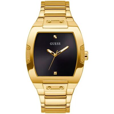 Guess Orologio Gw0387g2 3mm 5atm Quartz Analogic Golden / Black / Mineral One Size Guess Orologio Gw0387g2 3mm 5atm Quartz Analogic Golden / Black / Mineral One Size