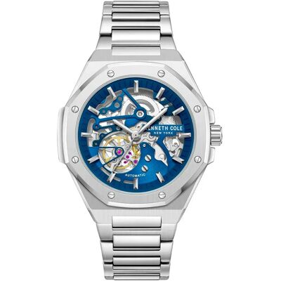 Kenneth Cole Orologio Kcwgy0058901 2mm 5atm Automatic Analogic Grey / Blue / Mineral One Size Kenneth Cole Orologio Kcwgy0058901 2mm 5atm Automatic Analogic Grey / Blue / Mineral One Size