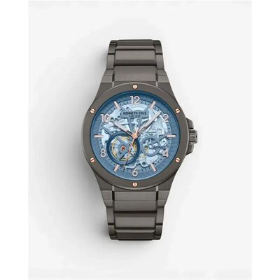 Kenneth Cole Orologio Kcwgy0063301 2mm 5atm Automatic Analogic Grey / Blue / Mineral One Size Kenneth Cole Orologio Kcwgy0063301 2mm 5atm Automatic Analogic Grey / Blue / Mineral One Size