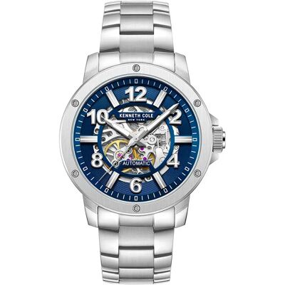 Kenneth Cole Orologio Kcwgy006002 mm 3atm Automatic Analogic Grey / Blue / Mineral One Size Kenneth Cole Orologio Kcwgy006002 mm 3atm Automatic Analogic Grey / Blue / Mineral One Size