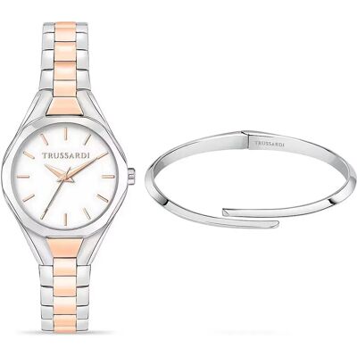 Trussardi Orologio Da Donna R253159503 30mm 5atm Quartz Analogic Pink / Grey / Mineral One Size Trussardi Orologio Da Donna R253159503 30mm 5atm Quartz Analogic Pink / Grey / Mineral One Size