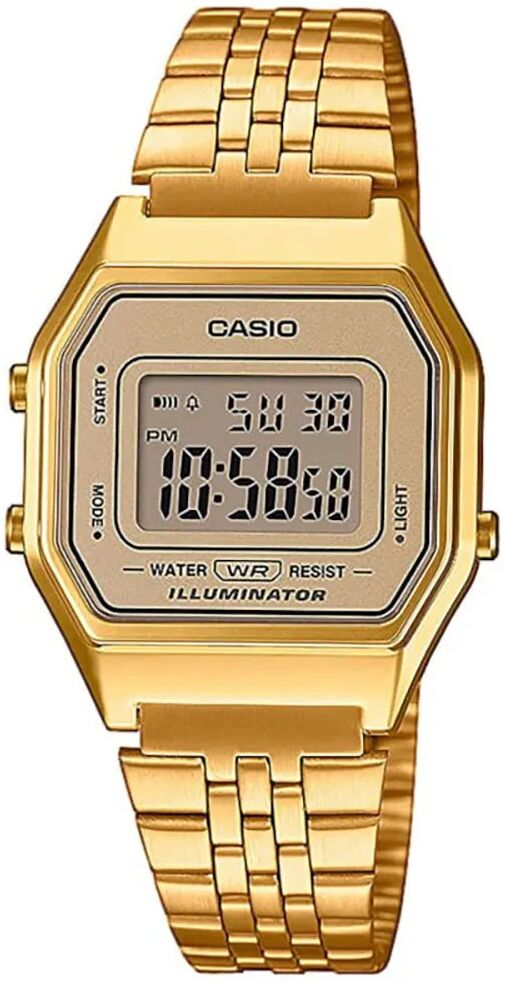 Casio Vintage, Orologio da polso, La680wega-9er, Oro, (Orologio digitale, 33.50 mm)