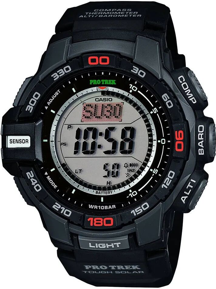 Casio Orologio da polso, Prg-270, Nero, (Orologio digitale, 52.40 mm)