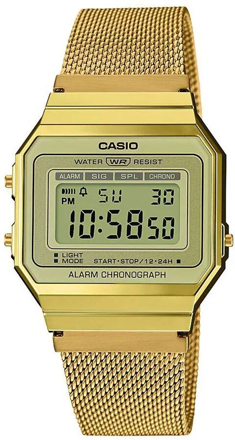 Casio Orologio da polso, A700WEMG-9AEF, Oro, (Orologio digitale, 38.60 mm)