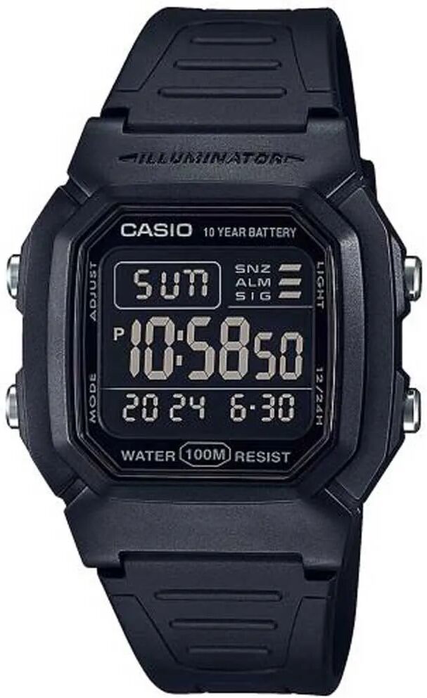 Casio Orologio da polso, Collezione, Nero, (Cronografo, 44 mm)
