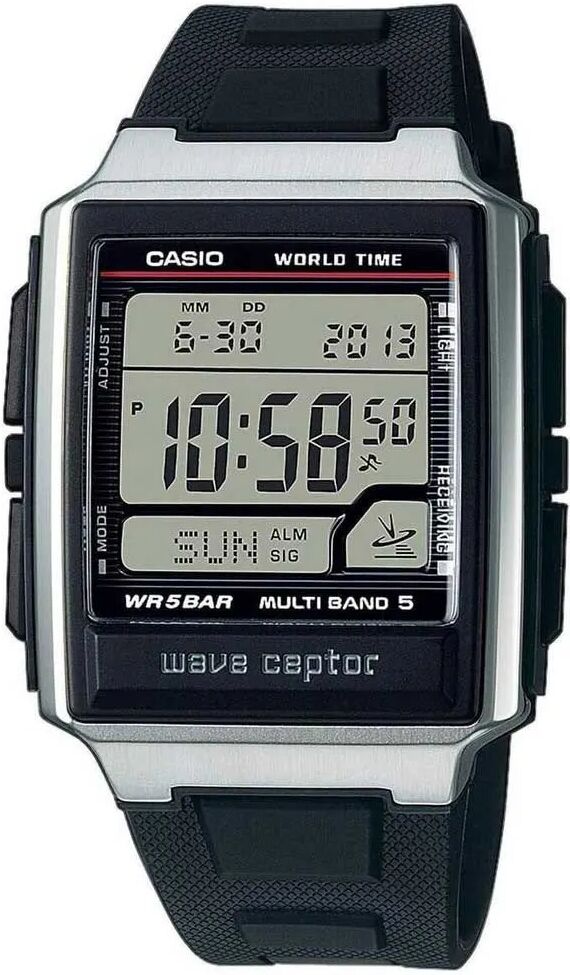 Casio Orologio da polso, Radiocomandato, Nero, (Orologio radiocontrollato, 34 mm)
