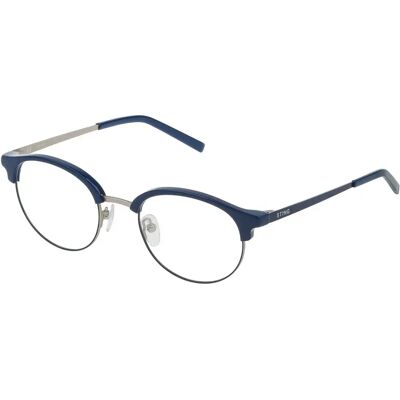 Sting VST181490502 Blu Unisex Cornice Occhiali Rotonda - Cornice di occhiali Sting VST181490502 Blu Unisex Cornice Occhiali Rotonda - Cornice di occhiali