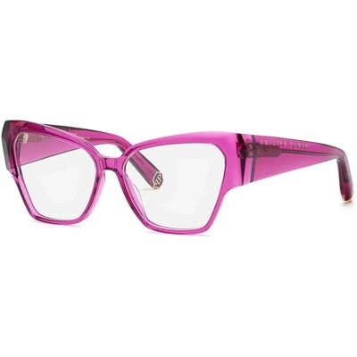Philipp Plein Donna Con Gli Occhiali Vpp100 Shiny Trasparent Cyclamen One Size Philipp Plein Donna Con Gli Occhiali Vpp100 Shiny Trasparent Cyclamen One Size