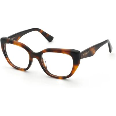 Nina Ricci Occhiali Da Donna Vnr2 Butterfly Shiny Dark Havana 140/52 mm Nina Ricci Occhiali Da Donna Vnr2 Butterfly Shiny Dark Havana 140/52 mm